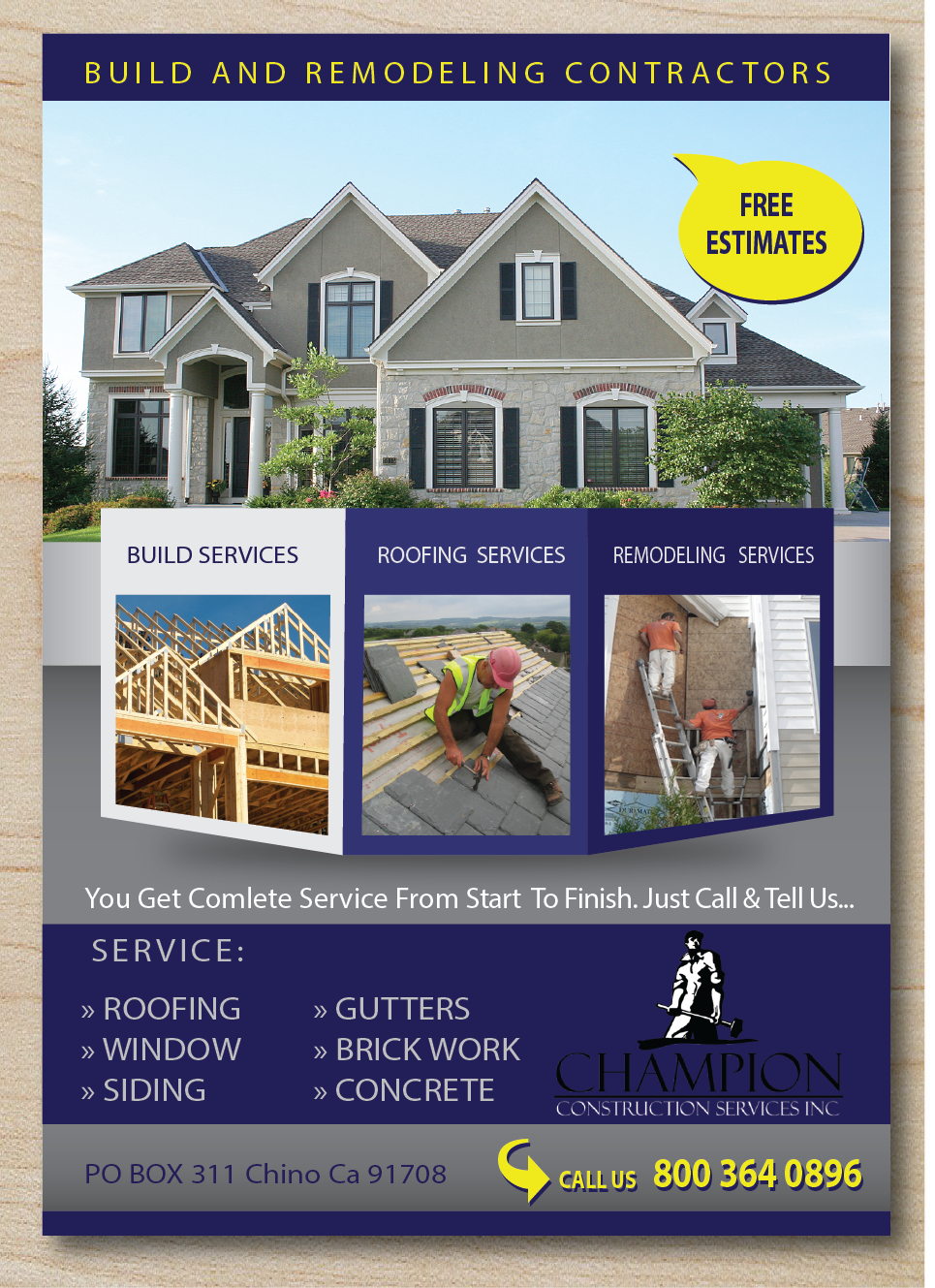 Flyer Design by alex989 for Champion Inc. | Design #5191264