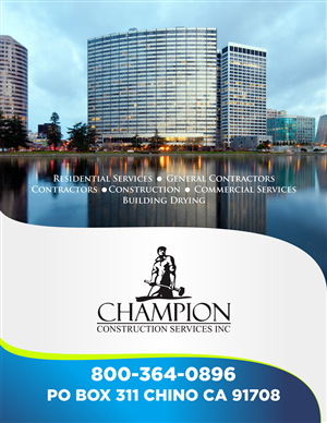 Design de Flyer par barinix pour Champion Inc. | Design #5195723