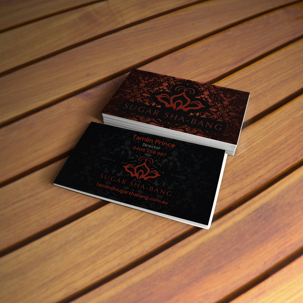 Business Card Design by Octav for Sugar Sha-Bang | Design #1448816