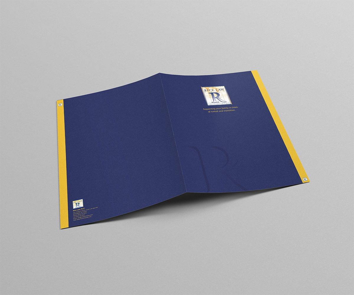 Brochure Design by Owtee-TheDreamer. for Rice Law, PLLC | Design #5246650