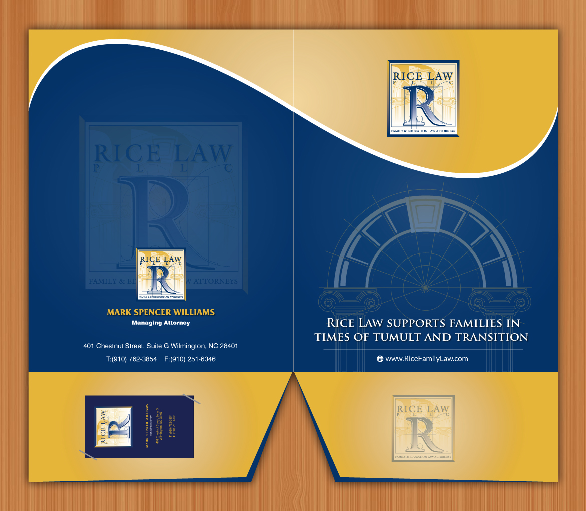 Broschüren-Design von Sbss für Rice Law, PLLC | Design #5191498