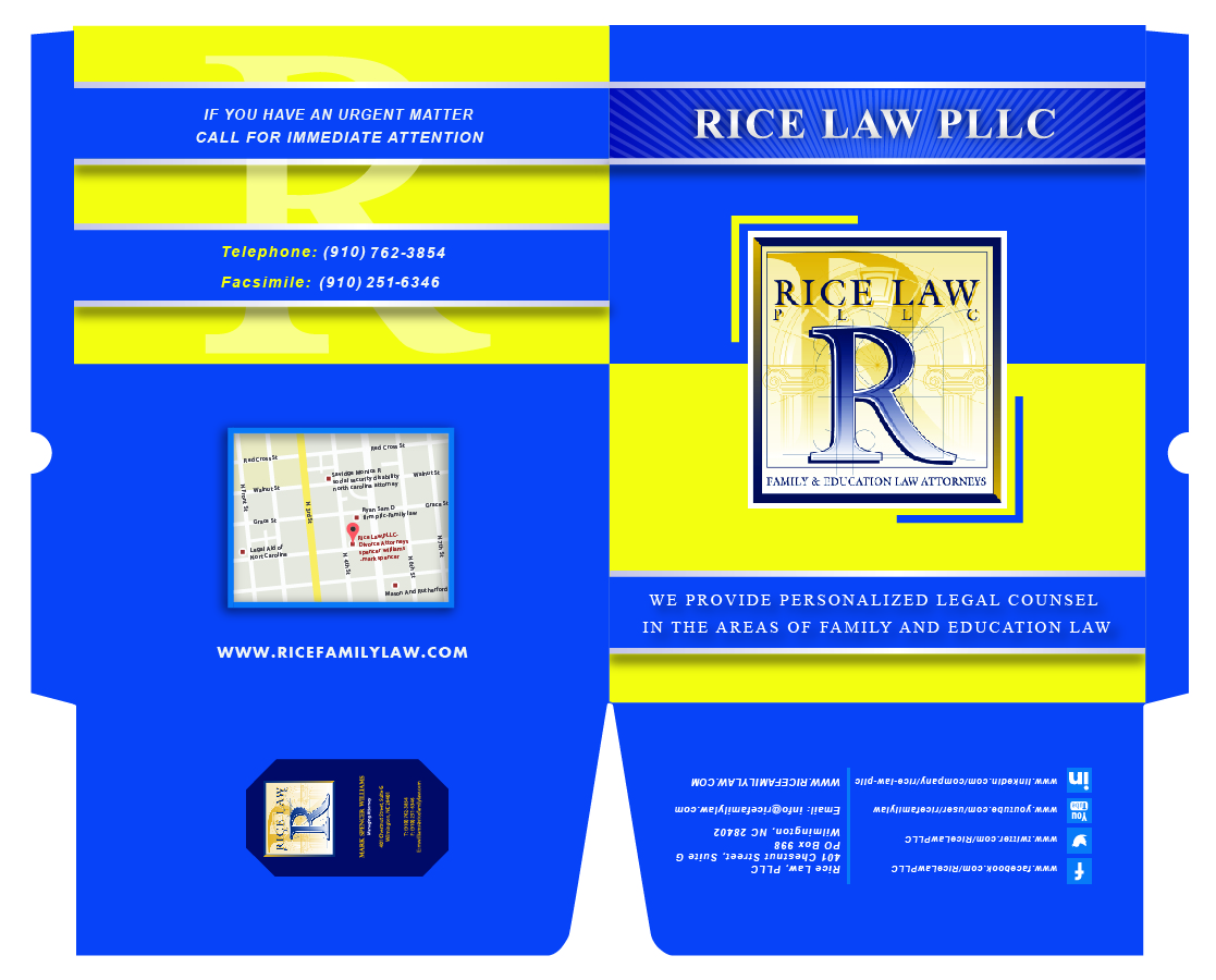 Brochure Design by Kristijan Trajchev for Rice Law, PLLC | Design #5238734