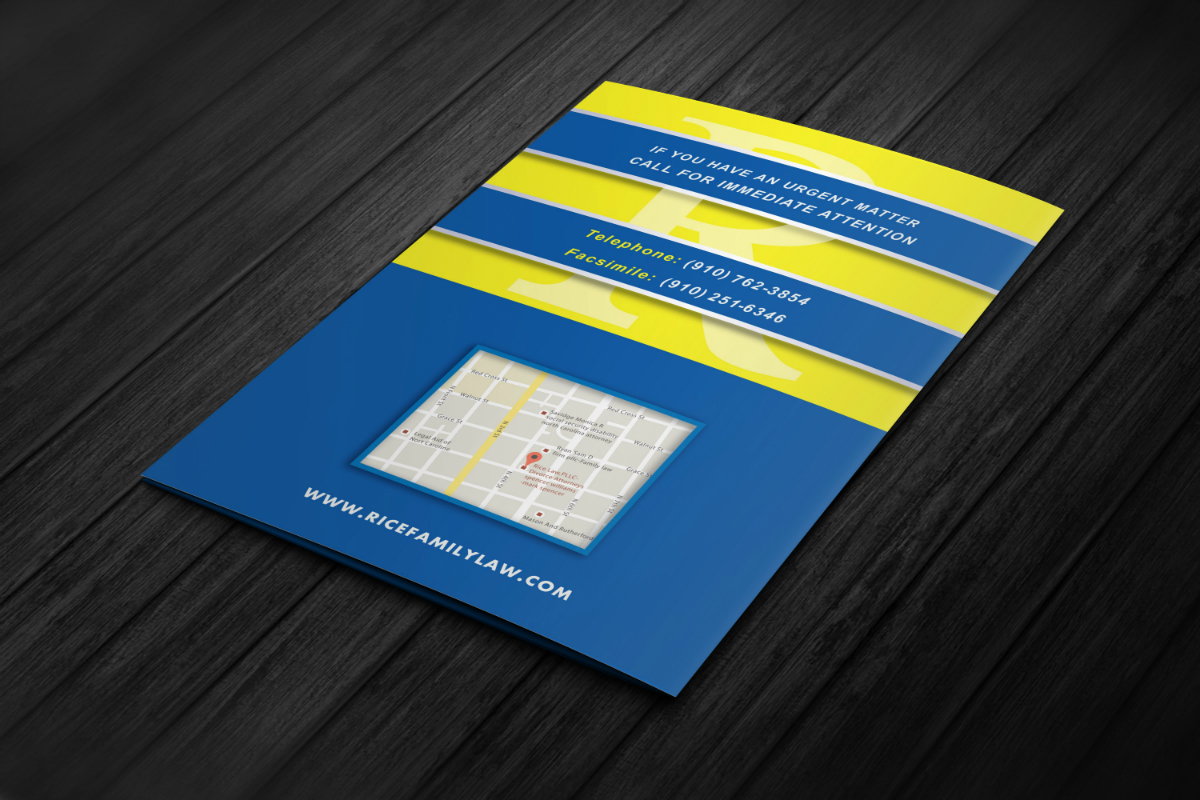 Brochure Design by Kristijan Trajchev for Rice Law, PLLC | Design #5238741