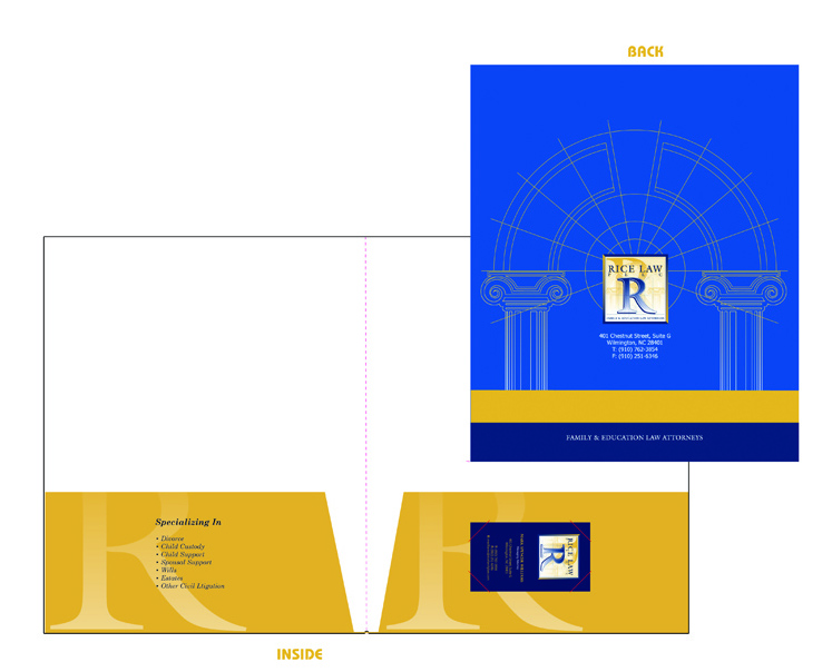 Brochure Design by jmsgraphicdesign for Rice Law, PLLC | Design #5217317