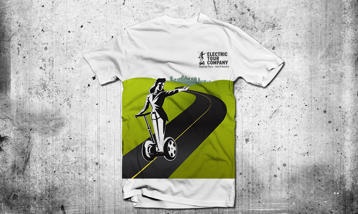 T-shirt Design by CENTERSPREAD for San Francisco Electric Tour Company | Design #5230953