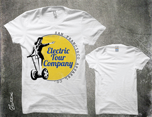 Diseño de Camiseta por Taho Design para San Francisco Electric Tour Company | Diseño #5274169