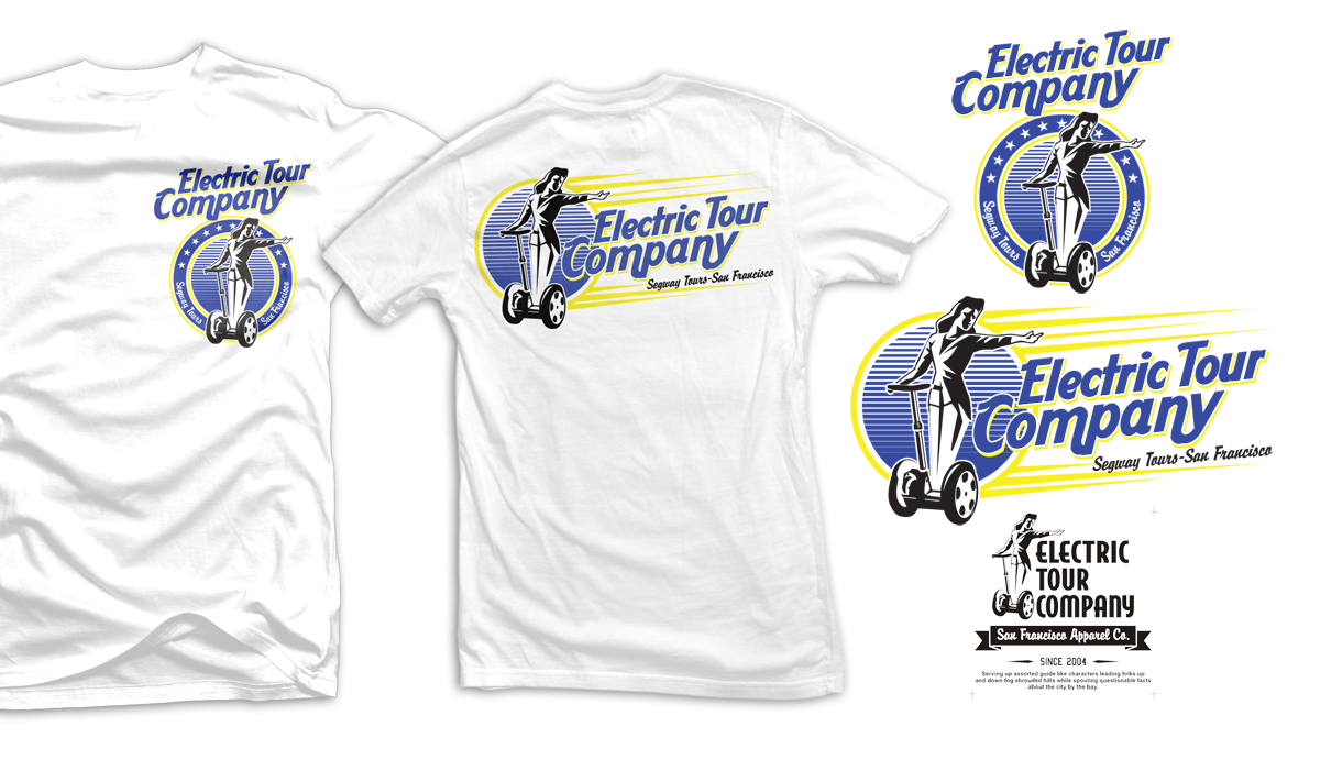 T-shirt Design by D'Mono for San Francisco Electric Tour Company | Design #5273330