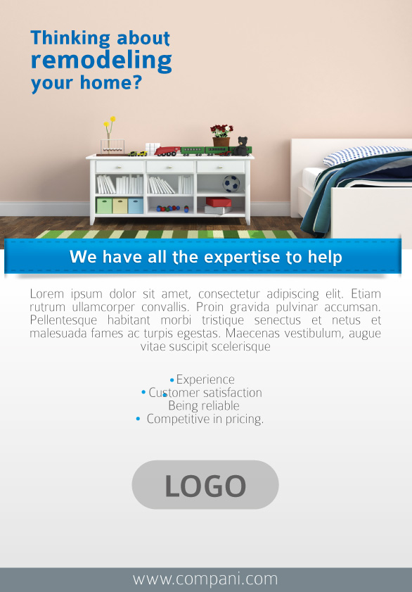 Diseño de Flyer por JCR para m.storey custom contracting | Diseño #1493521