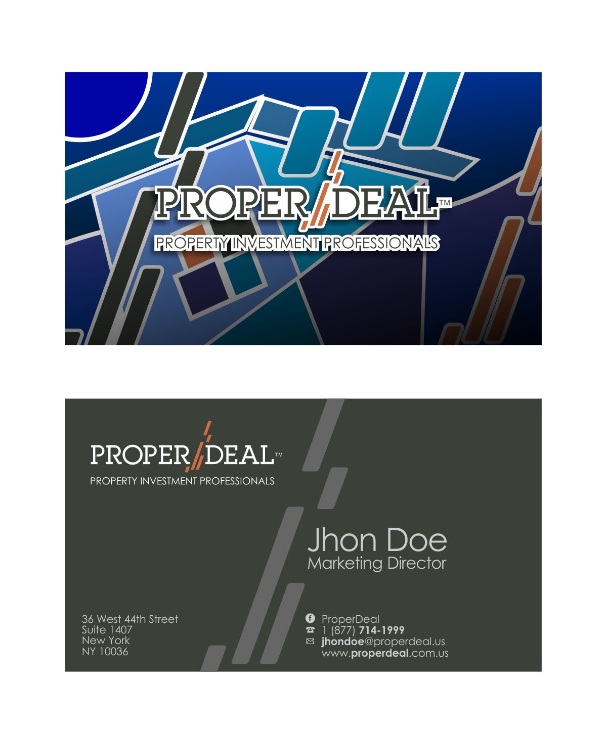 Business Card Design by DesignMX (Renan Mejia) for this project | Design #5204157