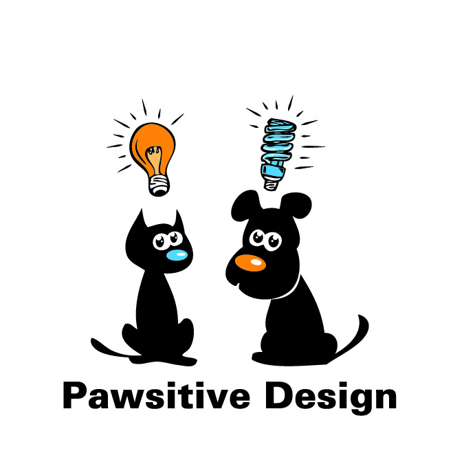 Logo Design by Stephanie Bey for Pawsitive Design | Design #1459662