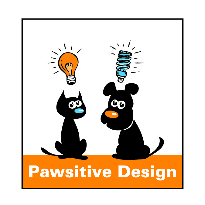Logo Design by Stephanie Bey for Pawsitive Design | Design #1459663