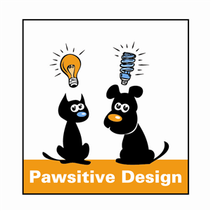 Logo Design by Stephanie Bey for Pawsitive Design | Design: #1459663