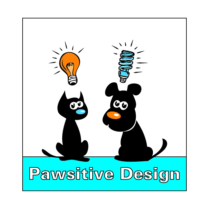 Logo Design by Stephanie Bey for Pawsitive Design | Design #1459666