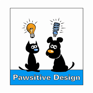 Logo Design by Stephanie Bey for Pawsitive Design | Design: #1459666