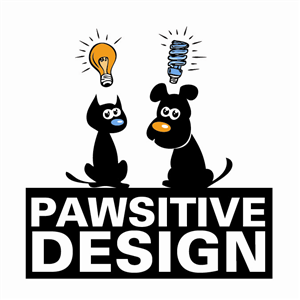 Logo Design by Stephanie Bey for Pawsitive Design | Design: #1459669