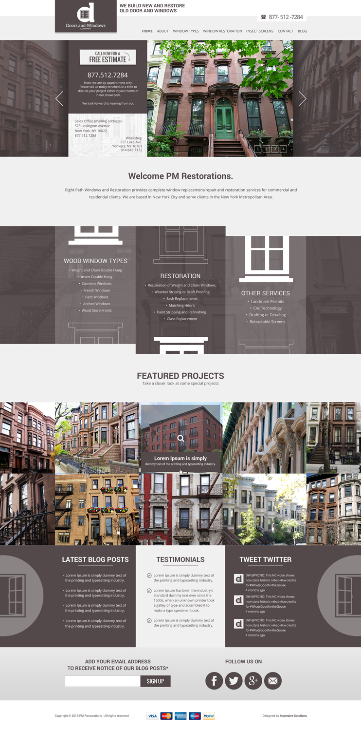 Wordpress Design by Impressive Sol for this project | Design #5192485