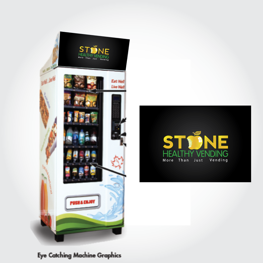 Logo Design by gauravgraphy for Stone Healthy Vending | Design #1463109