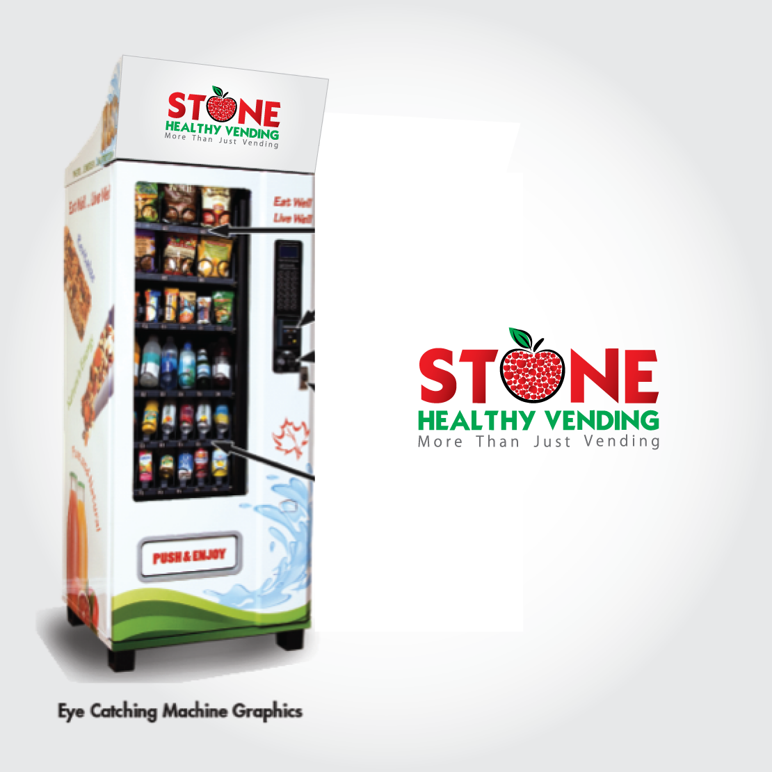 Logo Design by gauravgraphy for Stone Healthy Vending | Design #1477371