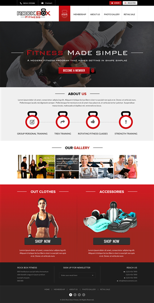 Web Design by Sbss for this project | Design #5194890