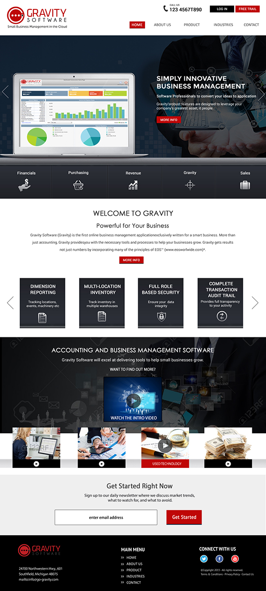 Web Design by Karthik_Designer for this project | Design #5308781