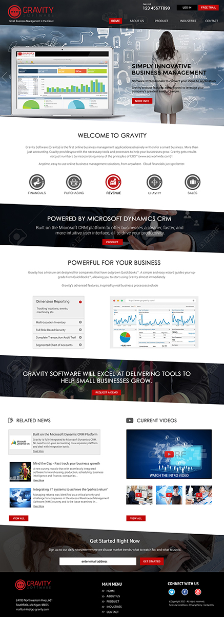 Web Design by Karthik_Designer for this project | Design #5314715