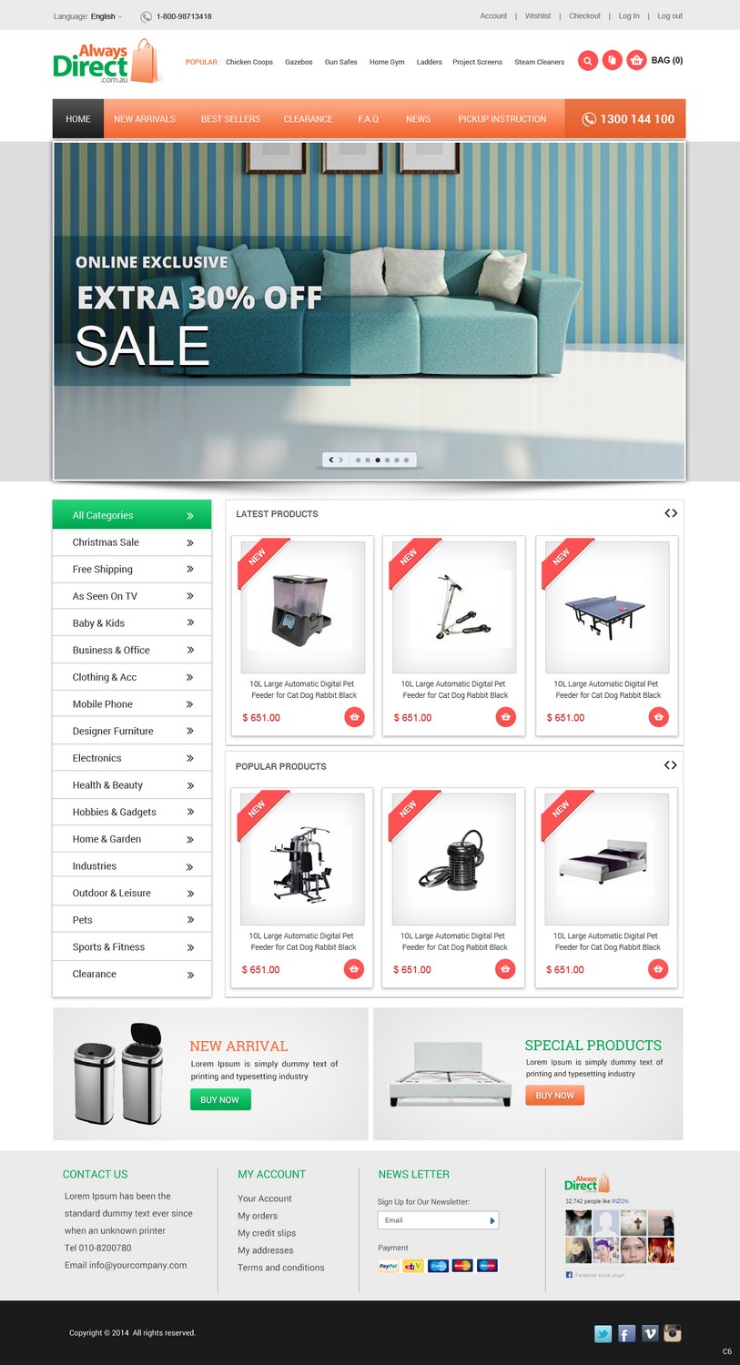 Web Design by pb for this project | Design #5201995