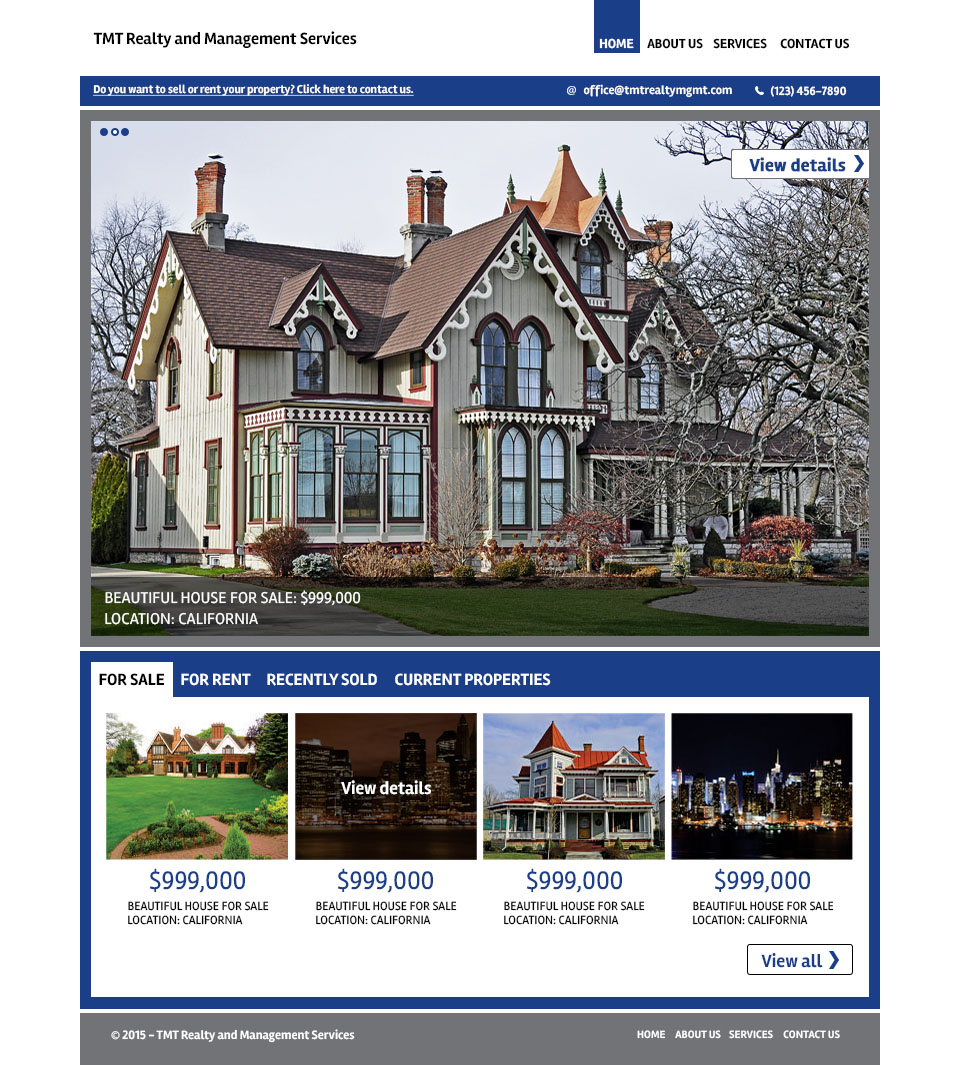 Web Design by Tiberiu Luca for this project | Design #5316715