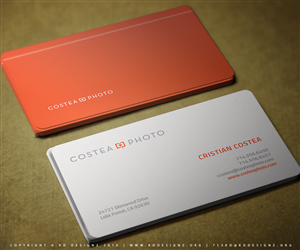 Business Card Design by KD Designz for COSTEA PHOTOGRAPHY, INC. | Design: #5200590