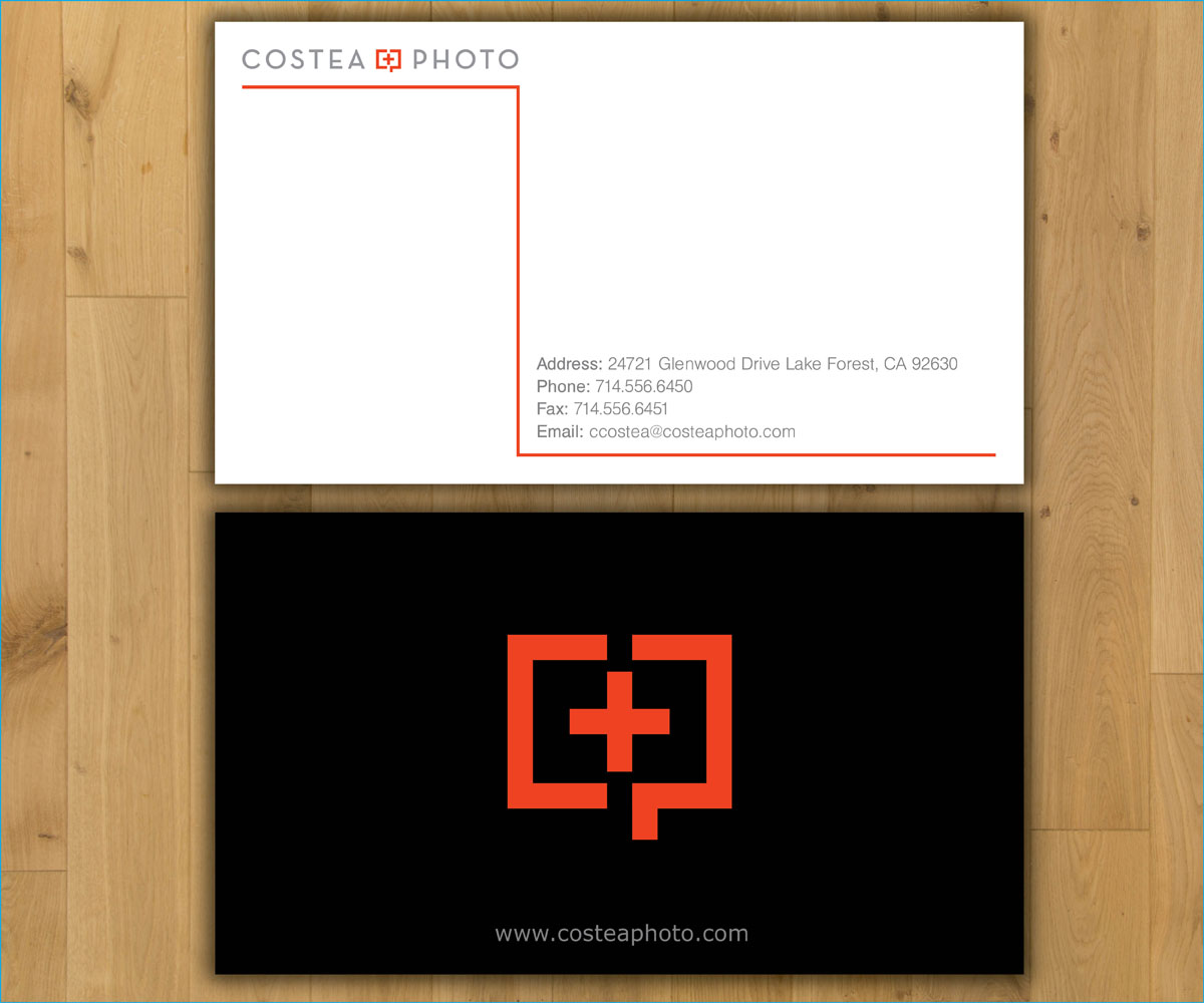 Diseño de Tarjeta de Presentación por Drumbi para COSTEA PHOTOGRAPHY, INC. | Diseño #5221503