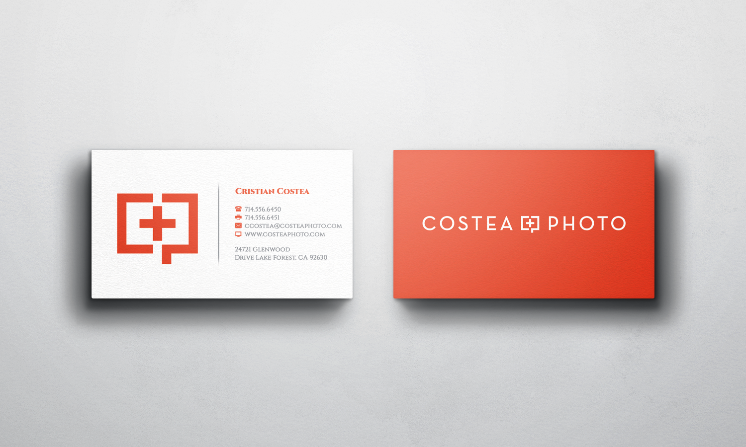 Design de Carte de Visite par WebixBD pour COSTEA PHOTOGRAPHY, INC. | Design #5212451