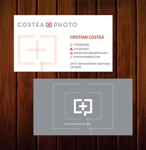 Diseño de Tarjeta de Presentación por Infinitive Technology para COSTEA PHOTOGRAPHY, INC. | Diseño: #5237692