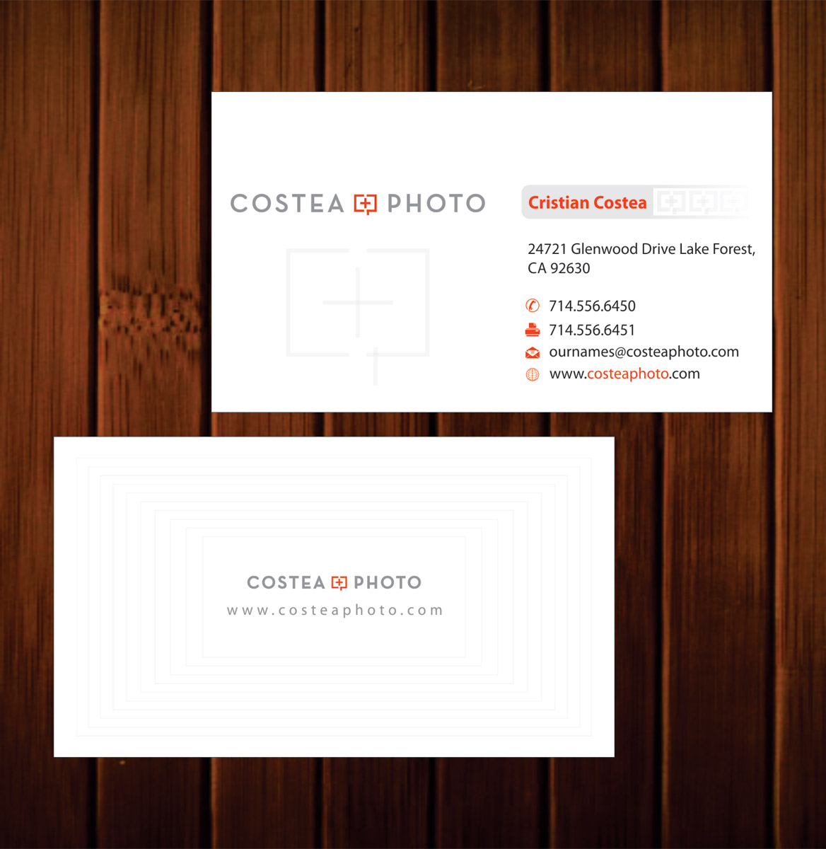 Business Card Design by Infinitive Technology for COSTEA PHOTOGRAPHY, INC. | Design #5242030