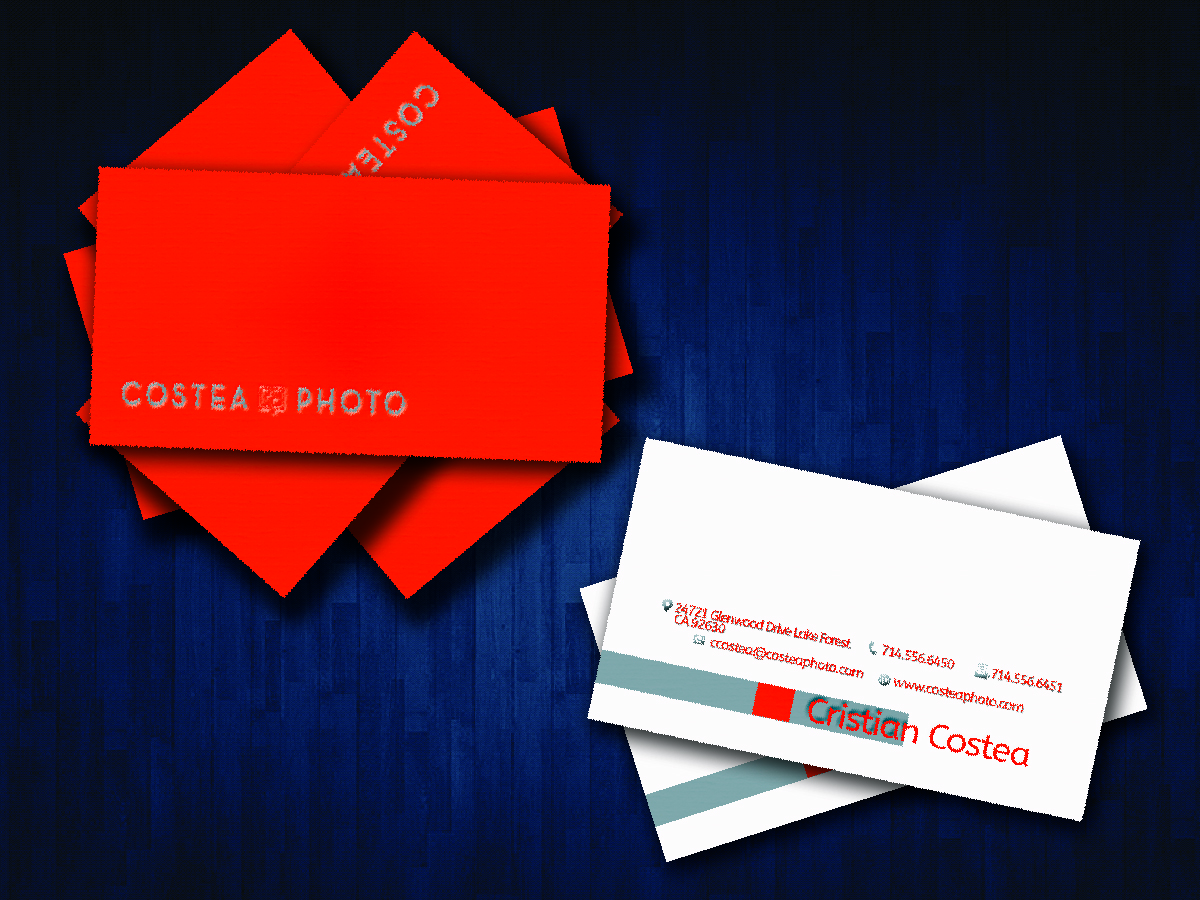 Business Card Design by Jpi design for COSTEA PHOTOGRAPHY, INC. | Design #5196940