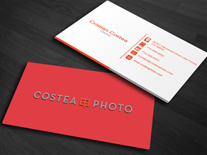 Business Card Design by EWS Webs for COSTEA PHOTOGRAPHY, INC. | Design #5258034