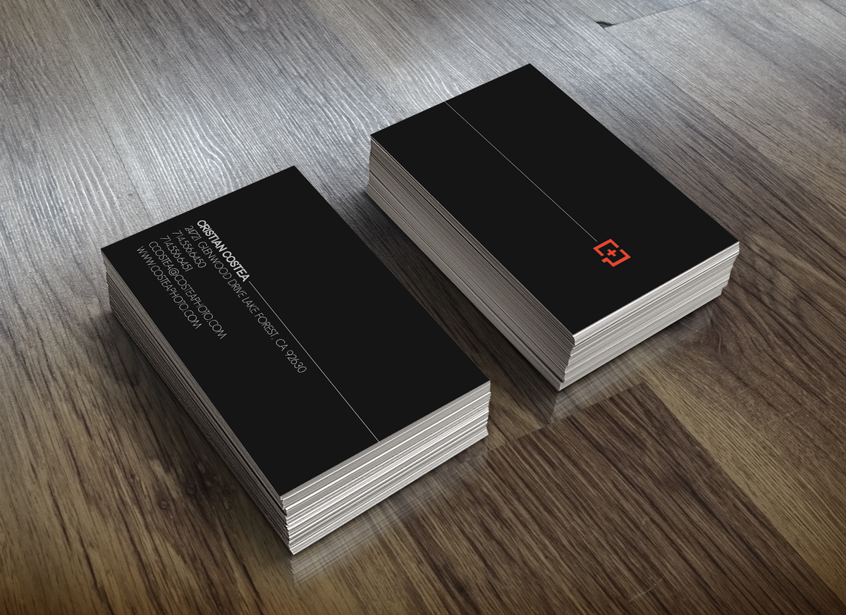 Design de Carte de Visite par Abdalla Meselhy pour COSTEA PHOTOGRAPHY, INC. | Design #5249818