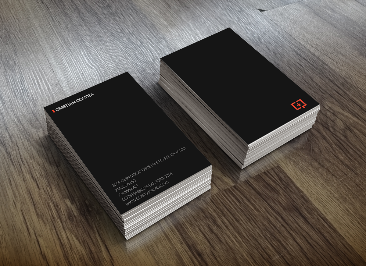Business Card Design by Abdalla Meselhy for COSTEA PHOTOGRAPHY, INC. | Design #5249832