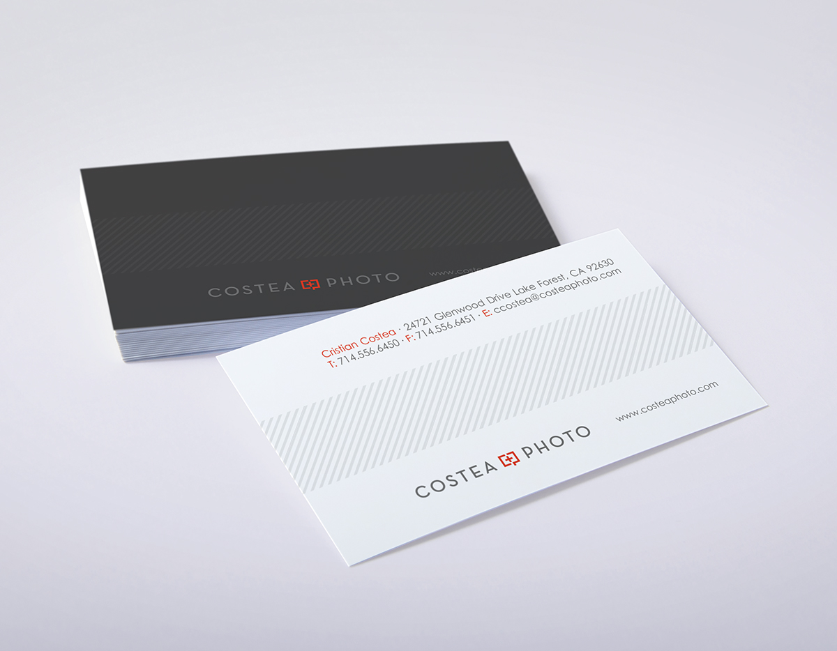 Business Card Design by logodentity for COSTEA PHOTOGRAPHY, INC. | Design #5212474