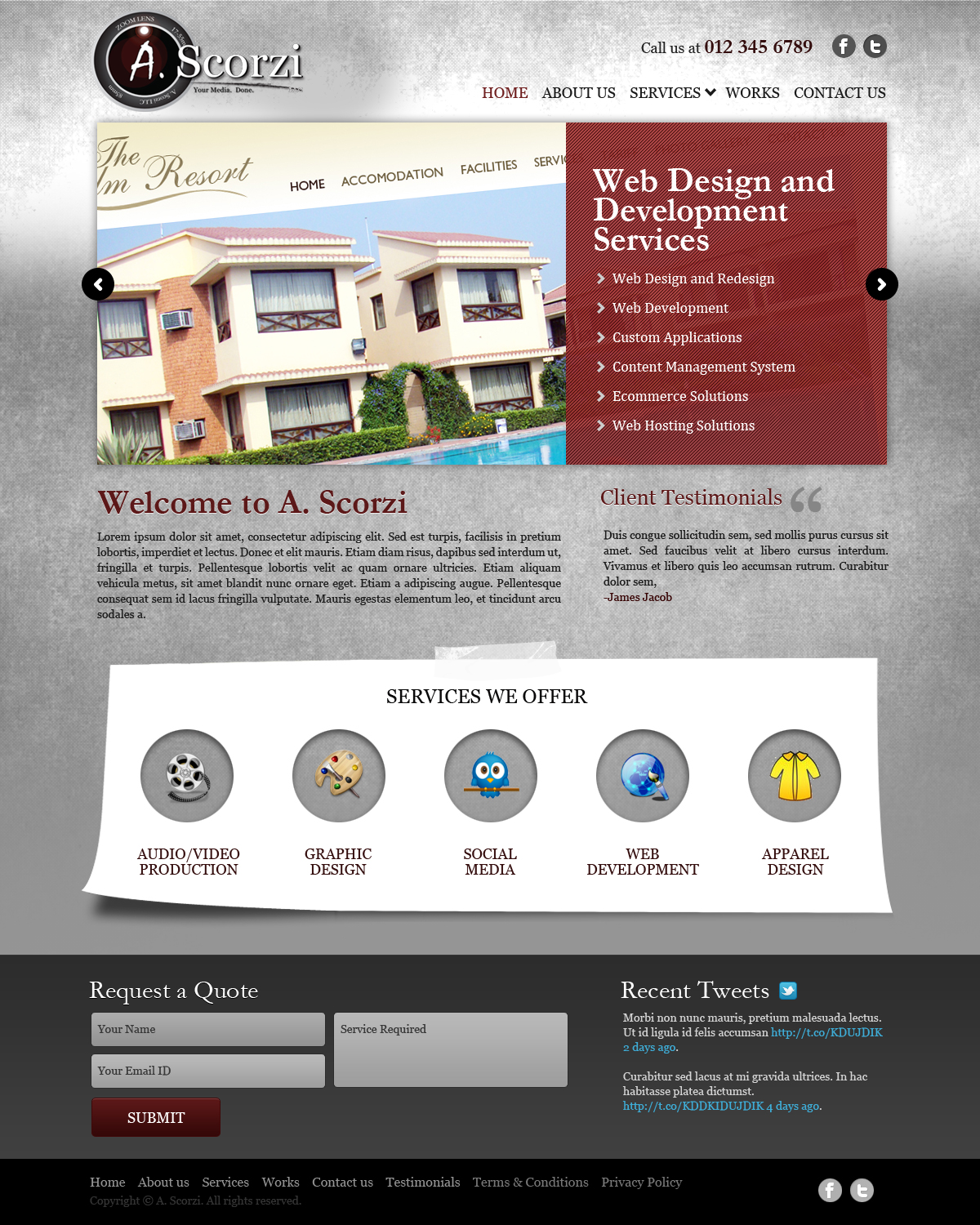 Web Design by James for this project | Design #1452493