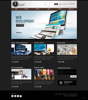 Web Design by pb for this project | Design: #1458991