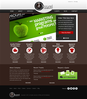 Web Design by pb for this project | Design: #1461571