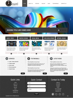 Web Design by pb for this project | Design: #1461574
