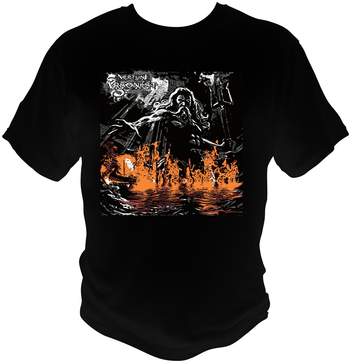 T-Shirt-Design von bacujkov für Neptune is an arsonist  | Design #5201610