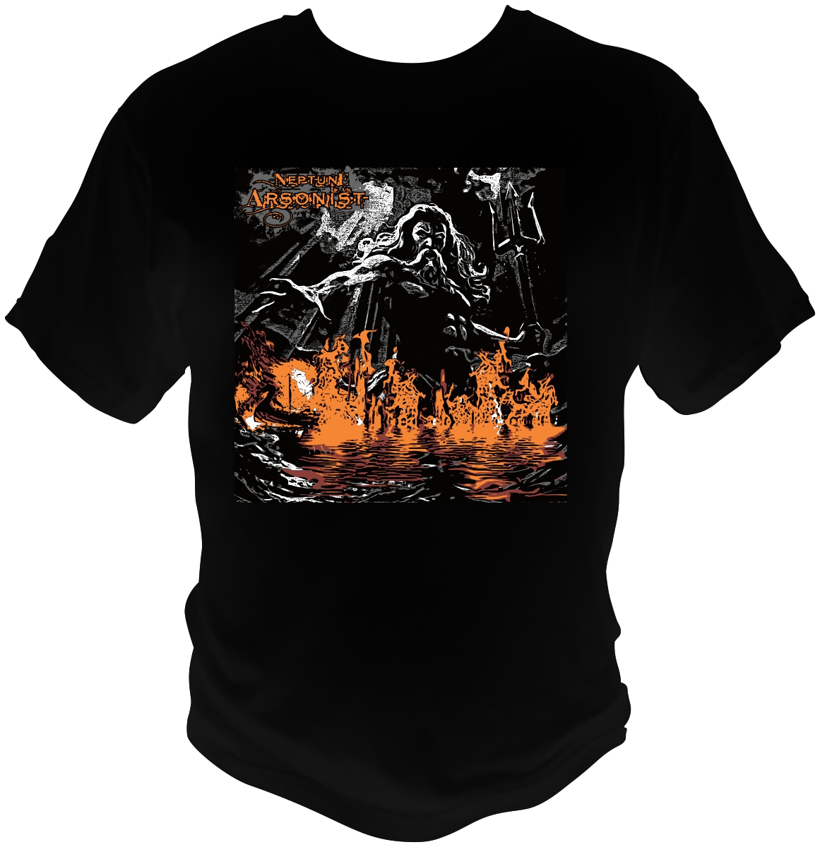 T-shirt Design by bacujkov for Neptune is an arsonist  | Design #5201612