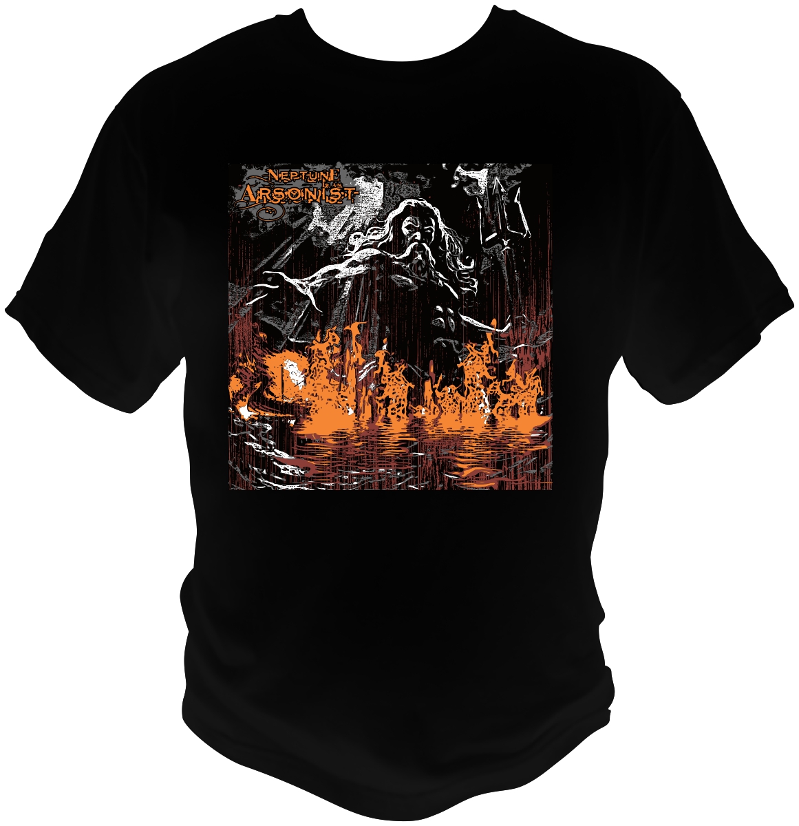 T-Shirt-Design von bacujkov für Neptune is an arsonist  | Design #5201615