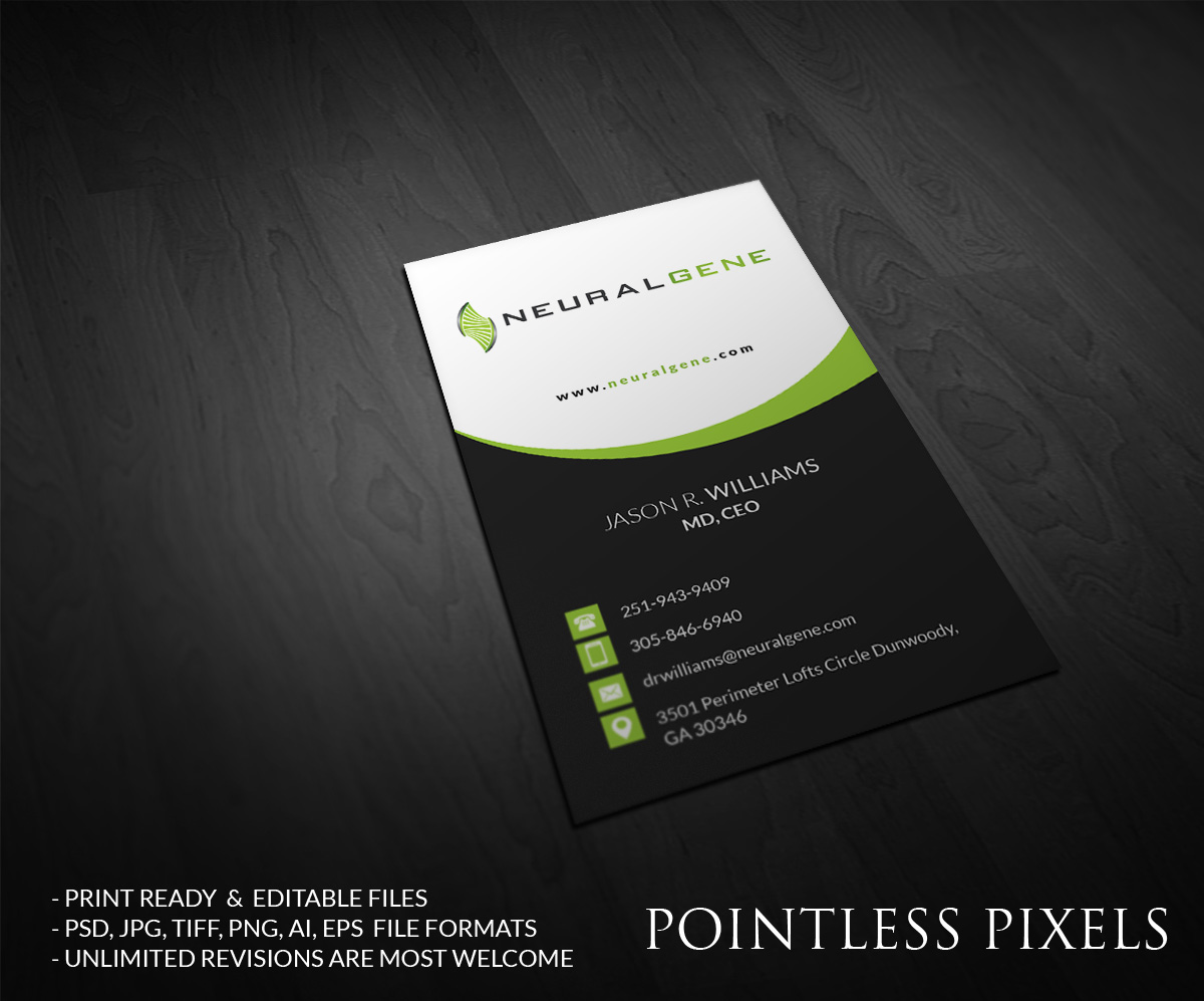Business Card Design by Pointless Pixels India for this project | Design #5195738