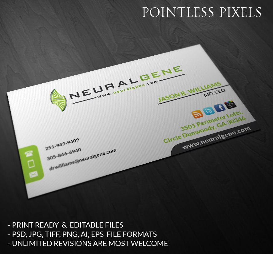 Business Card Design by Pointless Pixels India for this project | Design #5195795