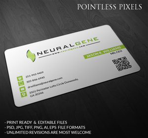 Neural gene Business Card | Business Card Design by Pointless Pixels India