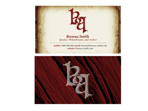 Business Card Design by Design by Belinda Gillies for this project | Design #265859
