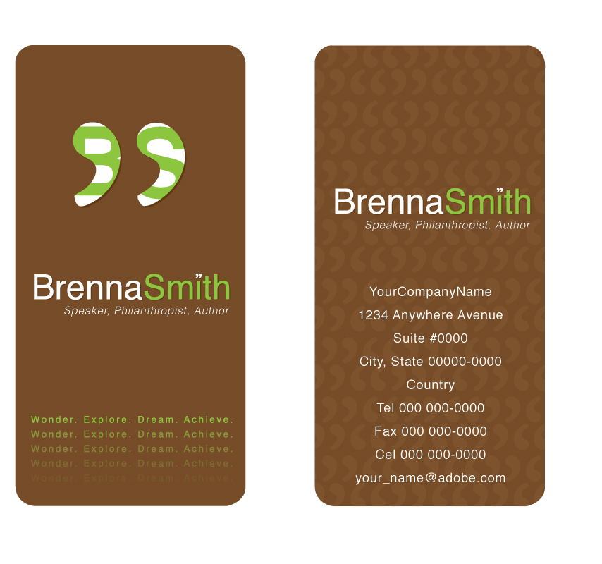 Business Card Design by Dightondesign for this project | Design #260158