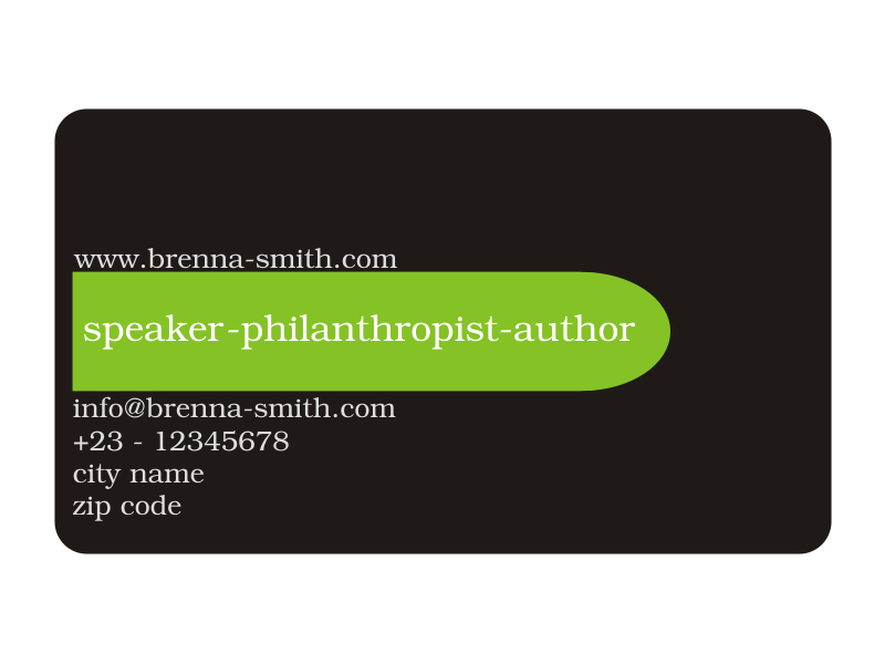 Diseño de Tarjeta de Presentación por Utami para este proyecto | Diseño #267487